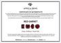 Cabochon Round Genuine Red Garnet in Grade AAA