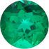Chatham Lab Emerald Round Cut in Grade GEM