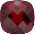 Checkerboard Antique Square Genuine Red Garnet in Grade AAA