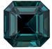 Deal on  Blue Green Sapphire Genuine Gemstone, 1.61 carats, Emerald Shape, 6.4 mm