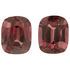 Deal on Rhodolite Garnet Well Matched Gem Pair in Antique Cushion Cut, 9.9 carats, 10.50 x 8.40 mm Displays Rich Pink-Red Color