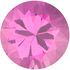Diamond Cut Round Genuine Pink Sapphire in Grade AAA