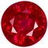 Faceted Fiery Ruby Gemstone, Round Cut, 1.85 carats, 7.04 x 7.15 x 4.49 mm , GIA Certified - A Deal