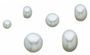 Freshwater Button Pearls - Half Drilled