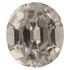 Genuine Gray Spinel Gemstone in Oval Cut, 1.87 carats, 7.72 x 6.85 mm Displays Rich Gray Color