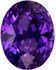 GIA Certified Unheated 2.64 carats Purple Sapphire Loose Gemstone in Oval Cut, Rich Purple, 8.8 x 6.9 mm