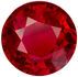 Gorgeous GIA Certified Genuine Ruby Gem in Round Cut, 7.39 x 7.48  mm in Gorgeous Open Rich Red, 1.99 carats