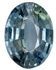 Great Color Blue Green Sapphire Gemstone 1.49 carats, Oval Cut, 8.1 x 5.9 mm, with AfricaGems Certificate