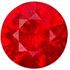 Deal on Ruby Genuine Loose Gemstone in Round Cut, 0.31 carats, Rich Pure Red, 4 mm