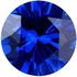 Imitation Blue Sapphire Round Cut Stones