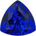 Imitation Blue Sapphire Trillion Cut Stones