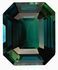 Impressive Blue Green Sapphire Gemstone 6.09 carats, Emerald Cut, 11.3 x 9.4 mm, with AfricaGems Certificate
