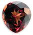 Impressive Malaia Garnet Gemstone - Hot Red to Tawny Brown, Pear Cut, 5.60 carats