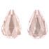Loose Morganite Well Matched Gem Pair in Briolette Cut, 9.05 carats, 15.50 x 11 mm Displays Vivid Pink Color