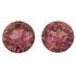 Loose Pink Sapphire Well Matched Gem Pair in Round Cut, 1.47 carats, 5.600 mm Displays Vivid Pink-Purple Color