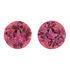 Loose Pink Sapphire Well Matched Gem Pair in Round Cut, 1.7 carats, 5.50 mm Displays Rich Pink Color