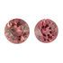 Loose Pink Sapphire Well Matched Gem Pair in Round Cut, 1.8 carats, 5.90 mm Displays Rich Pink Color