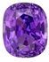 Best Purple Sapphire Gemstone, Cushion Cut, 3.12 carats, 8.37 x 6.85 x 5.69 mm , AfricaGems Certified - A Magnificent Gem