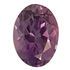 Loose Purple Sapphire Gemstone in Oval Cut, 1.03 carats, 7 x 5.10 mm Displays Pure Purple Color