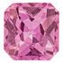 Loose Purple Sapphire Gemstone in Radiant Cut, 0.82 carats, 5.50 mm Displays Pure Purple Color