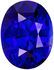 Loose Stunning 9.6 x 7.3 mm Sapphire Loose Gemstone in Oval Cut, Vivid Blue, 3.42 carats