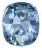 Low Price Blue Green Sapphire Gemstone 1.75 carats, Cushion Cut, 7.6 x 6.4 mm, with AfricaGems Certificate
