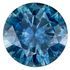 Low Price  Blue Green Sapphire Genuine Gemstone, 0.71 carats, Round Shape, 5.4 mm