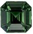 Low Price on Blue Green Sapphire Gem, 3.74 carats Emerald Cut in 8.3 x 8.1 mm size in Gorgeous Blue Green Color With AfricaGems Certificate