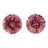 Low Price Pink Sapphire Well Matched Gem Pair in Round Cut, 1.55 carats, 5.60 mm Displays Vivid Pink Color