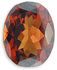 Magical Rich Reddish Orange Malaia Garnet Gemstone, Oval Cut, 6.34 carats