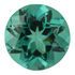 Natural Blue Green Tourmaline Gemstone in Round Cut, 0.91 carats, 6.30 mm Displays Rich Blue-Green Color