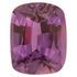 Natural No Heat Purple Sapphire Gemstone in Antique Cushion Cut, 1.23 carats, 6.95 x 5.45 x 3.44 mm Displays Pure Purple Color - AGL Cert