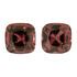 Natural Rhodolite Garnet Well Matched Gem Pair in Antique Cushion Cut, 3.71 carats, 7 mm Displays Pure Pink-Red Color