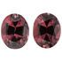 Natural Rhodolite Garnet Well Matched Gem Pair in Oval Cut, 5.69 carats, 9.20 x 7.40 mm Displays Pure Pink Color