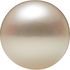Natural White Akoya Pearls in Half Drilled AAA Grade