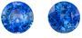 Perfect Blue Sapphire Gemstone 1.16 carats, Round Cut, 4.9 mm, with AfricaGems Certificate