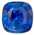 Perfect Pendant Gem Blue Sapphire Gemstone 1.17 carats, Cushion Cut, 5.8  mm, with AfricaGems Certificate