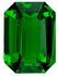 Popular Green Vivid Green Garnet Gemstone, 1.1 carats, Emerald Cut, 7.1 x 5.2 mm Size, AfricaGems Certified