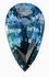 Pretty Blue Green Sapphire Gemstone 2.61 carats, Pear Cut, 11 x 6.5 mm, with AfricaGems Certificate