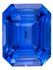 Pretty Blue Sapphire Gemstone 1.67 carats, Emerald Cut, 7.2 x 5.7 mm, with AfricaGems Certificate