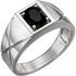 Buy Sterling Silver Onyx Men's Ring
