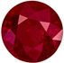 Stunning Natural 1.27 carat Ruby Round gemstone, 6.4 mm, A Great Buy