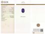 Stunning Purple Sapphire Gemstone, Oval Cut, 3.68 carats, 10.17 x 7.28 x 6.07 mm , GIA Certified - A Fine Gem