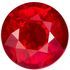 Stunning Ruby Round Shaped Gemstone, 1.2 carats, 6.1mm - Deal on Gem