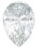 Stunning White Sapphire Gemstone 2.58 carats, Pear Cut, 9.8 x 7 mm, with AfricaGems Certificate