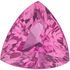 Trillion Cut Genuine Pink Sapphire  in Grade AAA