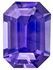 Unset Purple Sapphire Gemstone, Emerald Cut, 1.02 carats, 6.66 x 4.83 x 3.44 mm , GIA Certified - A Deal