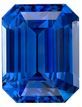 Certified Gem Blue Sapphire Loose Gemstone, 12.12 carats in Emerald Cut, 13.74 x 10.79 x 7.69 mm With a GIA Certificate