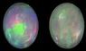 Certified Gem Ethiopian Opal Loose Gemstones, 0.76 carats in Oval Cut, 7.5 x 5.5mm in a Matching Pair