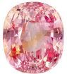 Low Price Padparadscha Sapphire Gemstone, 2.18 Carats, Cushion Shape, 7.86 x 6.71 x 4.62 mm, Stunning Padparadscha Color with GIA Cert